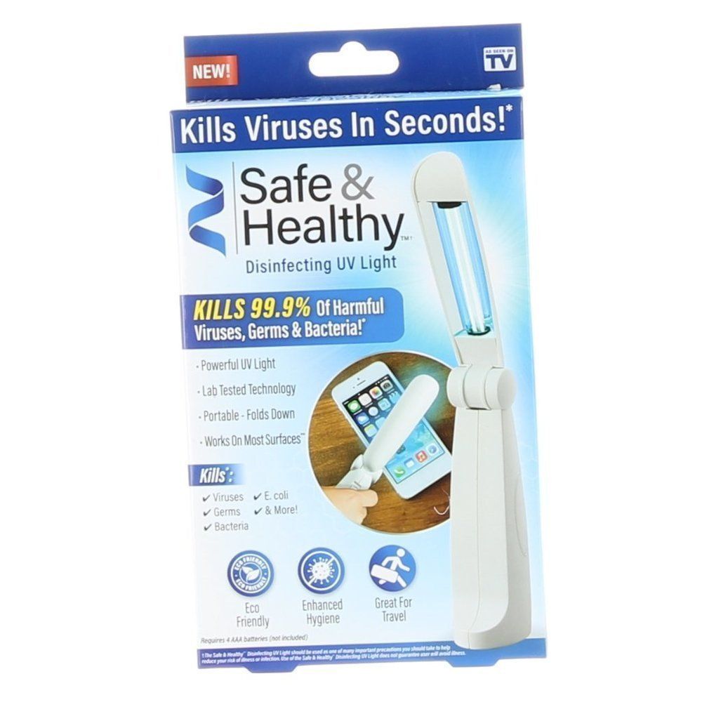 Safe & Healthy Disinfecting UV Light Portable Wand NEW NIB